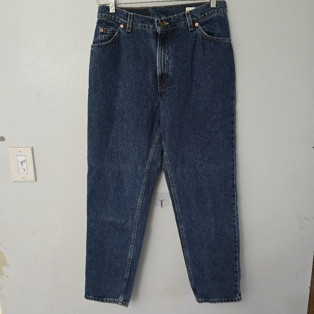 VINTAGE Levis 951 Jeans Women's Size 14 Orange Tab Tapered Relaxed Made in USA